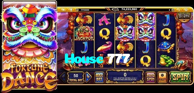 House 777 casino presented on mobile device in Pakistan with slots and live games